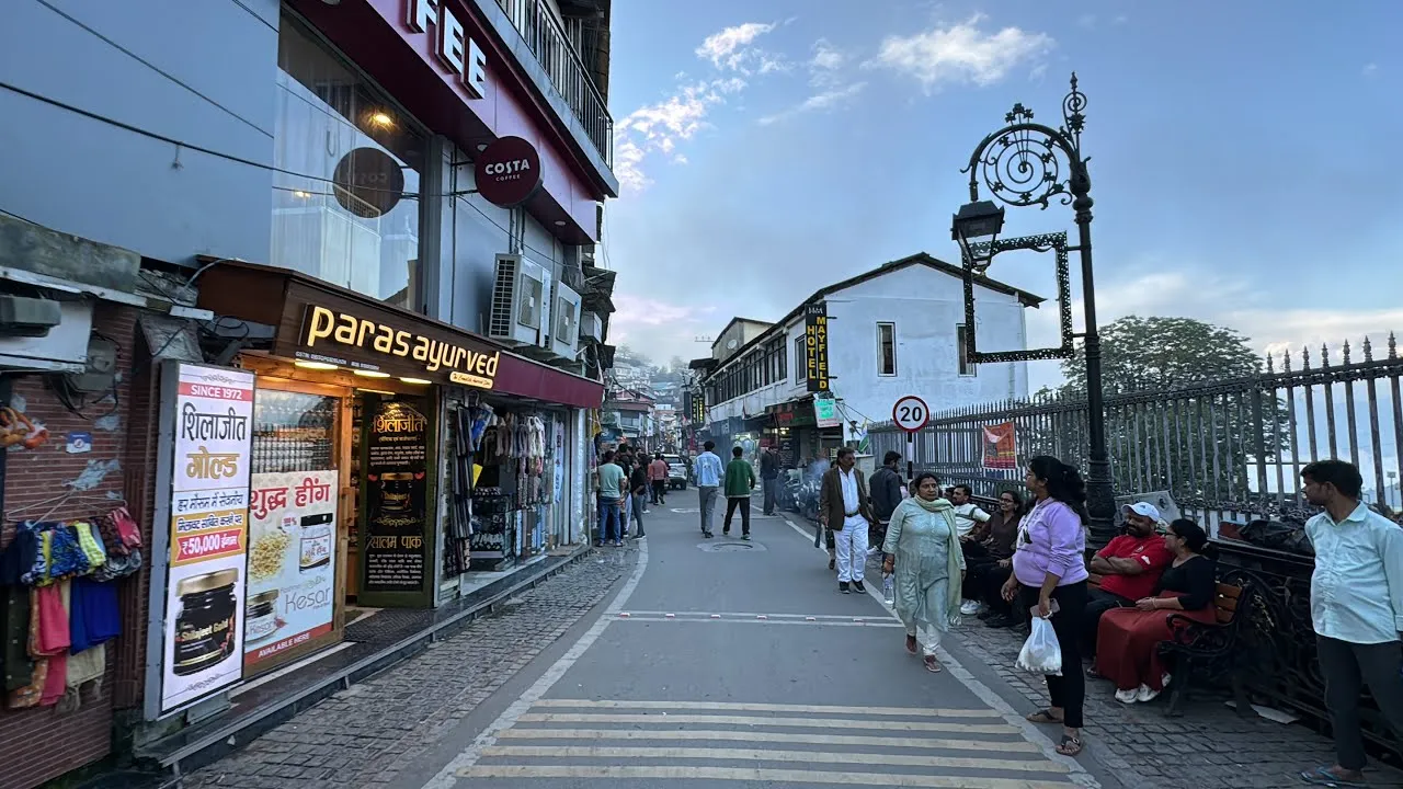 Mall Road Mussoorie