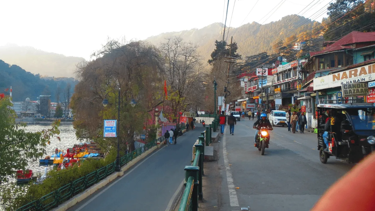 Mall Road Nainital